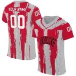 custom unlv rebels striped texture red jersey best selling