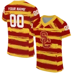 custom usc trojans art stripe red jersey best selling