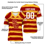custom usc trojans art stripe red jersey best selling