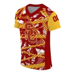 custom usc trojans camo shatter red jersey best selling