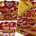 custom usc trojans camo shatter red jersey best selling