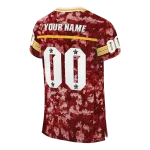 custom usc trojans camouflage abstract red jersey best selling