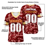 custom usc trojans camouflage abstract red jersey best selling