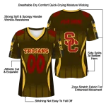 custom usc trojans dynamic dots yellow jersey best selling