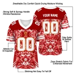 custom usc trojans mirrored pattern red jersey best selling