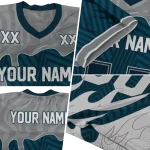 custom utah state aggies dripping flames navy white jersey best selling