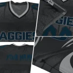 custom utah state aggies dynamic dots grey jersey best selling