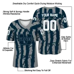 custom utah state aggies stripe splatter navy jersey best selling