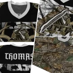 custom utep miners antler skull camouflage hunting jersey best selling