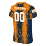 custom utep miners rugged stripes blue jersey best selling