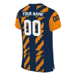 custom utep miners stripe block blue jersey best selling