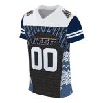 custom utep miners tire arrows blue black white jersey best selling