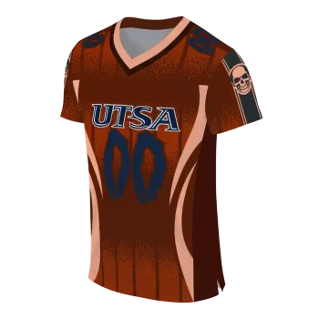 custom utsa roadrunners dynamic dots blue jersey fashion forward