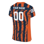 custom utsa roadrunners stripe splatter orange jersey best selling