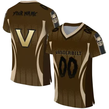 custom vanderbilt commodores dynamic dots gold jersey best selling
