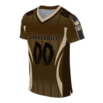 custom vanderbilt commodores dynamic dots gold jersey fashion forward