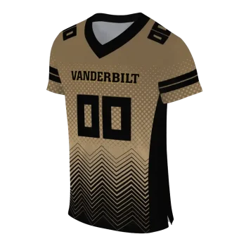 custom vanderbilt commodores halftone sweep gold black jersey fashion forward