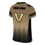 custom vanderbilt commodores halftone sweep gold black jersey best selling