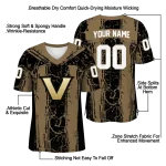 custom vanderbilt commodores rugged stripes black jersey best selling