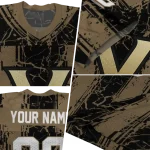 custom vanderbilt commodores rugged stripes black jersey best selling