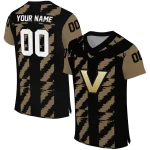 custom vanderbilt commodores stripe block black jersey best selling
