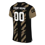 custom vanderbilt commodores stripe block black jersey best selling