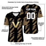 custom vanderbilt commodores stripe block black jersey best selling