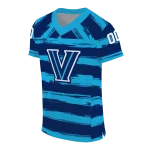custom villanova wildcats art stripe navy jersey best selling
