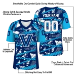 custom villanova wildcats camo shatter navy jersey best selling