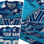 custom villanova wildcats camo shatter navy jersey best selling