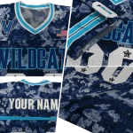 custom villanova wildcats camouflage abstract navy jersey best selling