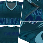 custom villanova wildcats dynamic dots light blue jersey best selling