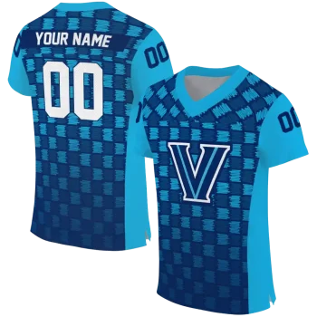 custom villanova wildcats stacked rectangle navy jersey best selling