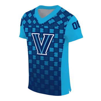 custom villanova wildcats stacked rectangle navy jersey fashion forward