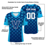 custom villanova wildcats stacked rectangle navy jersey best selling