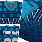 custom villanova wildcats stacked rectangle navy jersey best selling