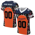 custom virginia cavaliers brushstroke xs orange black jersey best selling