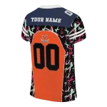 custom virginia cavaliers brushstroke xs orange black jersey best selling