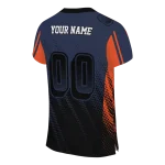 custom virginia cavaliers halftone flow blue black jersey best selling