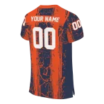 custom virginia cavaliers rugged stripes blue jersey best selling