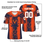 custom virginia cavaliers rugged stripes blue jersey best selling
