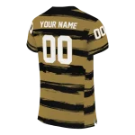 custom wake forest demon deacons art stripe gold jersey best selling