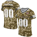 custom wake forest demon deacons camouflage abstract gold jersey best selling