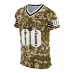 custom wake forest demon deacons camouflage abstract gold jersey best selling