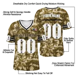 custom wake forest demon deacons camouflage abstract gold jersey best selling