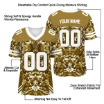 custom wake forest demon deacons mirrored pattern gold jersey best selling