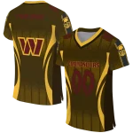 custom washington commanders dynamic dots gold jersey best selling
