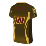 custom washington commanders dynamic dots gold jersey best selling