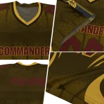 custom washington commanders dynamic dots gold jersey best selling