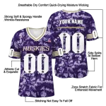 custom washington huskies camouflage abstract purple jersey best selling